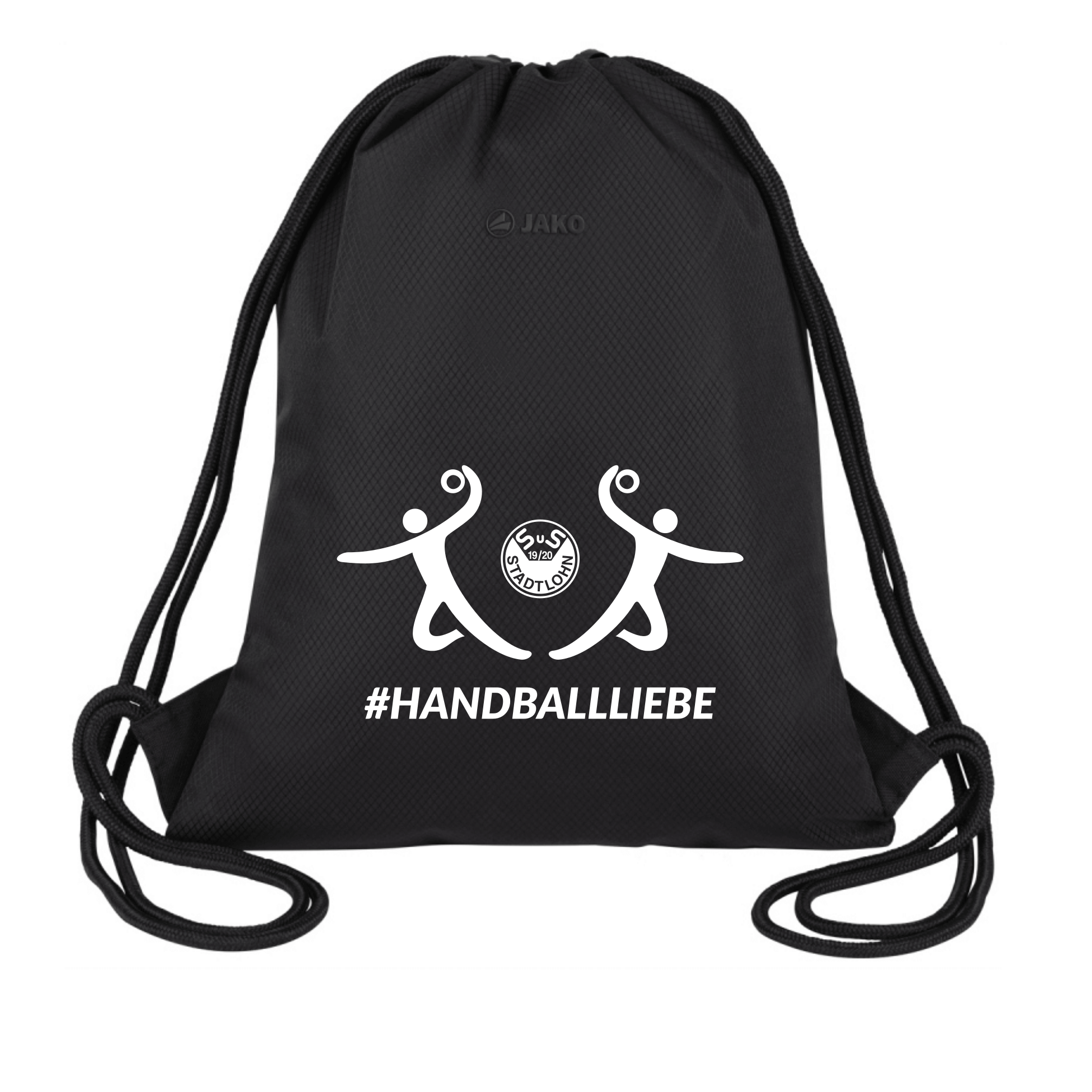 SuS Stadtlohn Handballliebe Gymsack schwarz