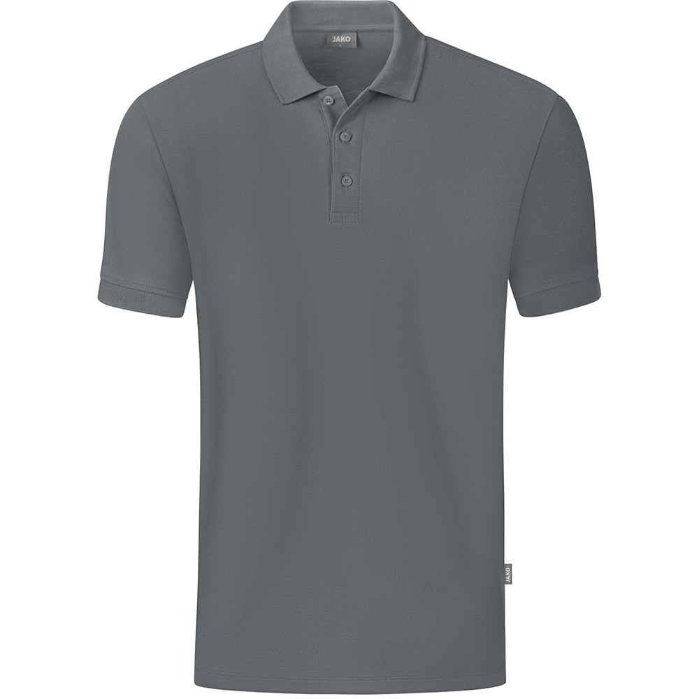 Jako Herren Polo Organic grau