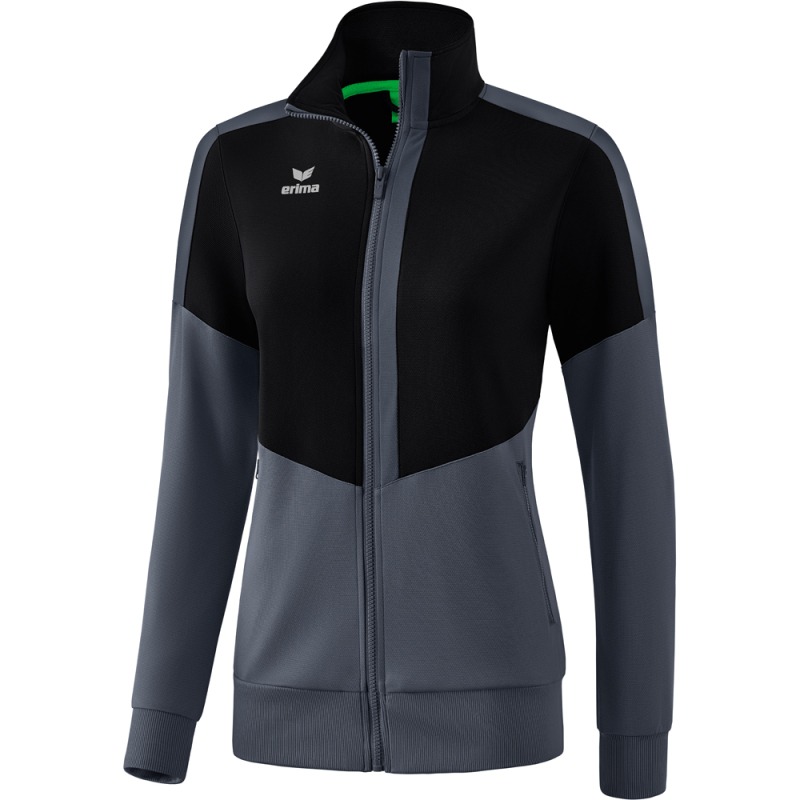 Erima Damen Trainingsjacke Squad schwarz-grau