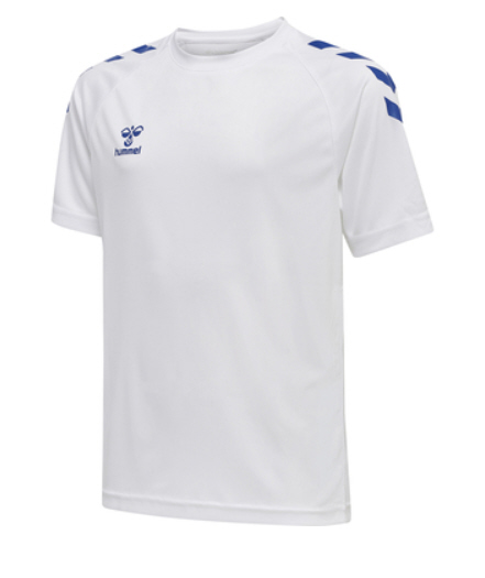 Hummel Hmlcore XK Core Poly Tee S/S Kids white/true blue