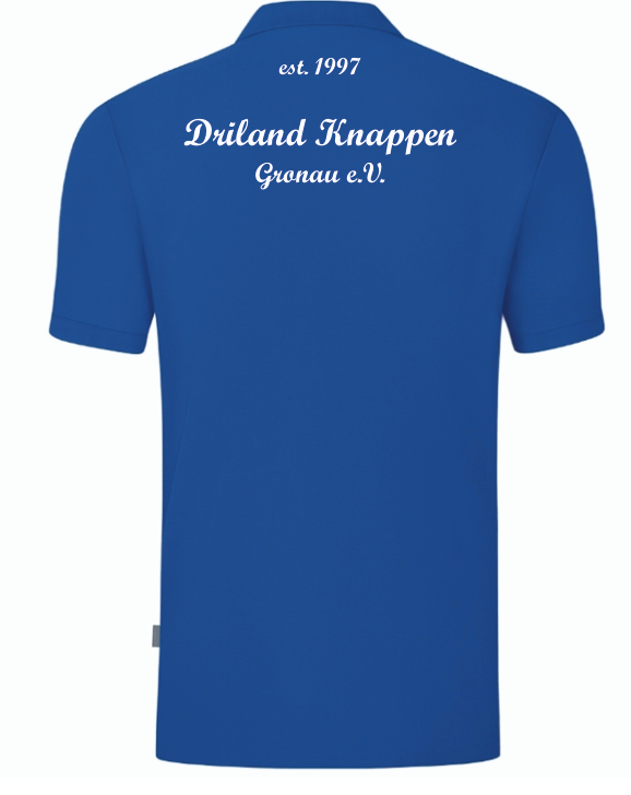 Driland Knappen Gronau Polo Organic blau