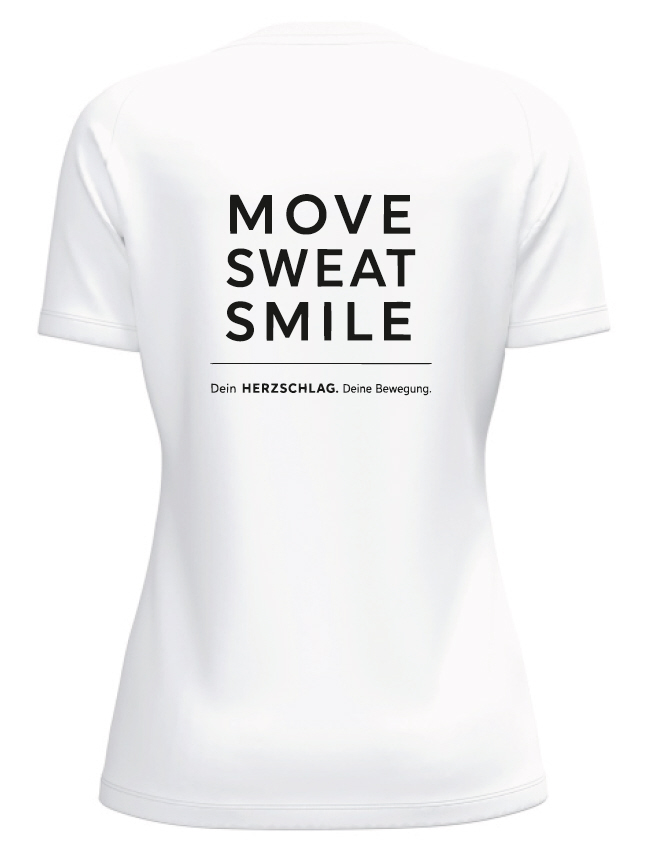 Herzschlag bewegt T-Shirt One weiß Damen