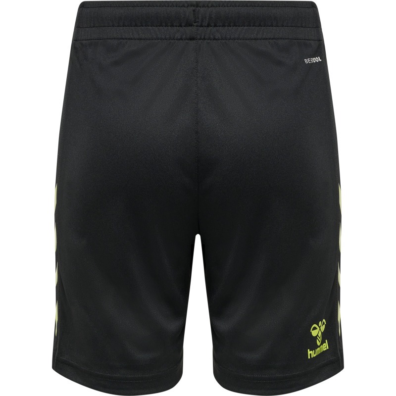 Hummel Hmlcore XK Poly Shorts Kids black/lime popsicle