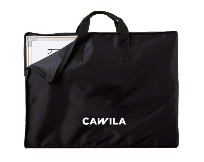 Cawila Taktiktafel Fussball inkl. Tasche| Size: 60 x 90 cm Weiss