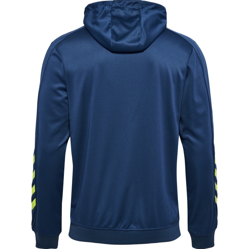 Hummel Hmlpromo Poly Hoodie dark denim/lime punch