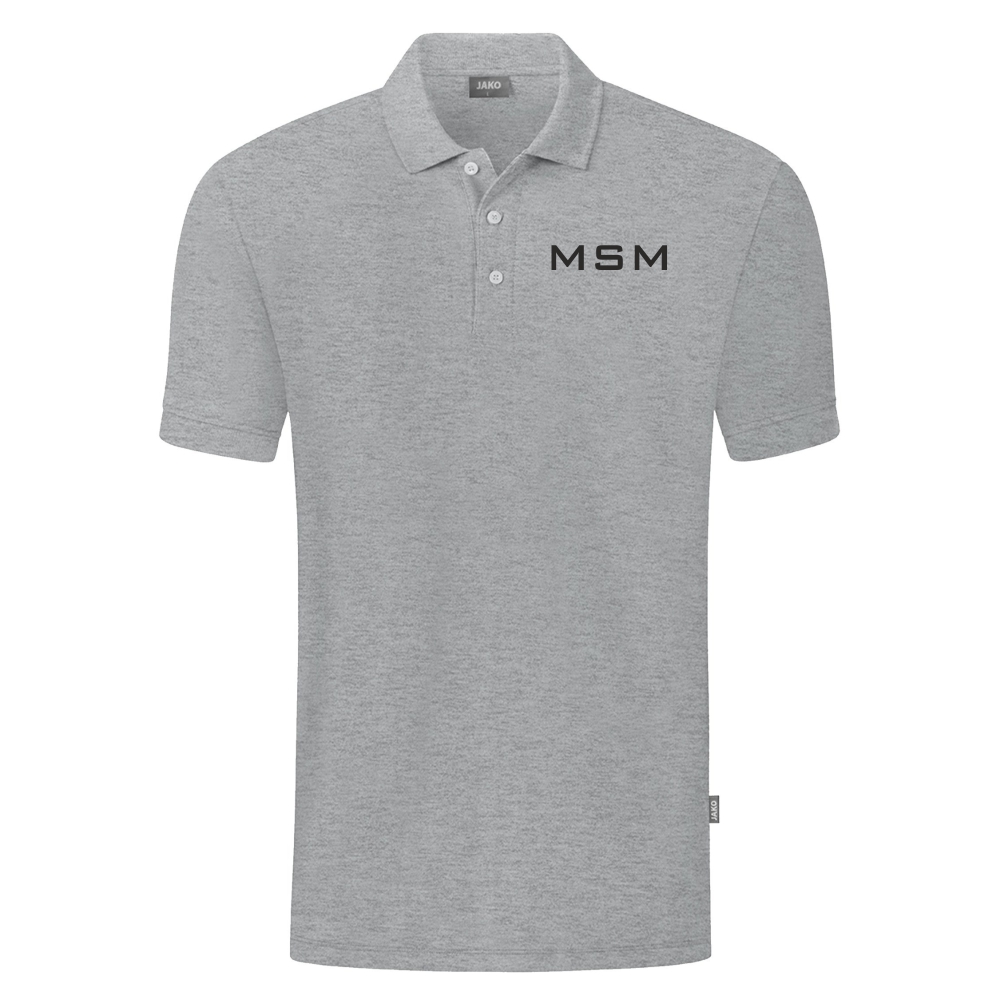 MSM Polo Organic hellgrau