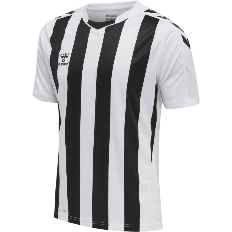 Hummel Hmlcore XK Striped Jersey S/S white/black