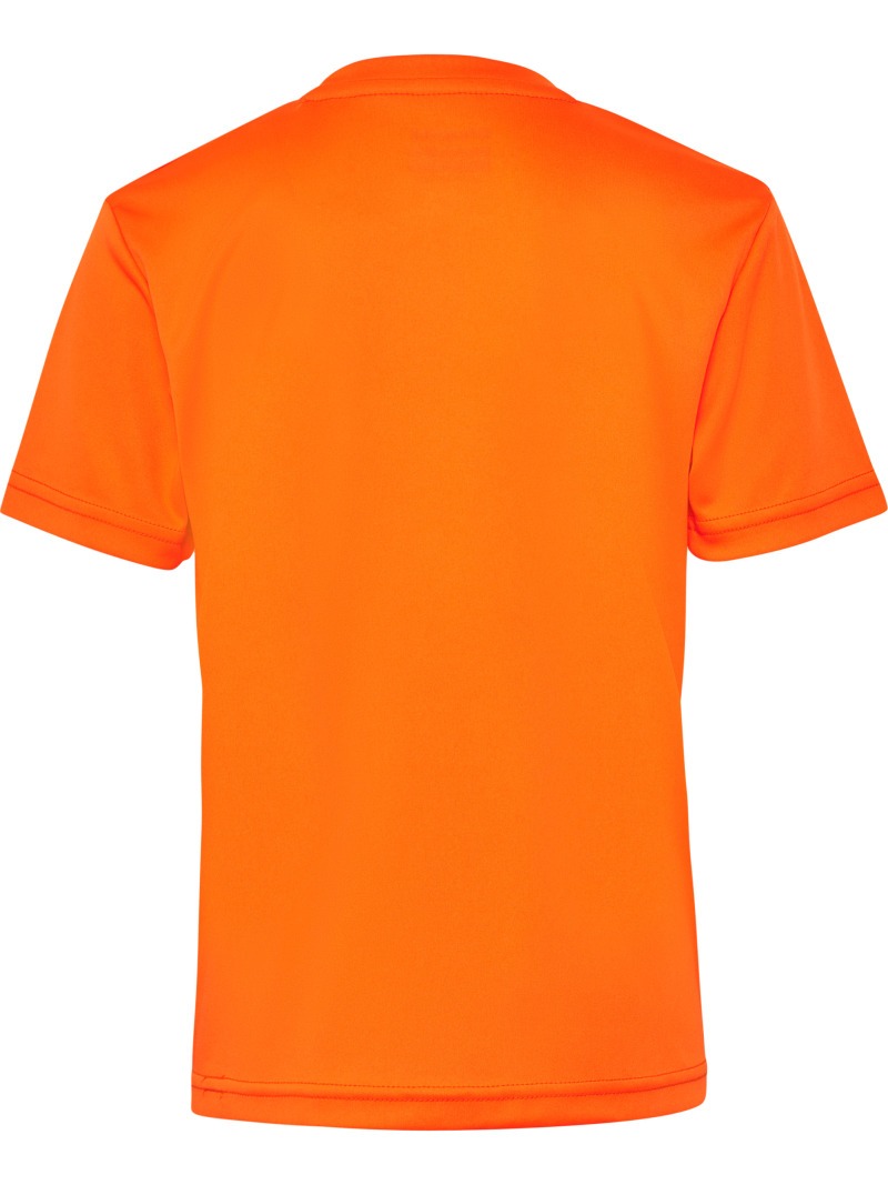 Hummel Hmllogo Jersey S/S Kids tangerine