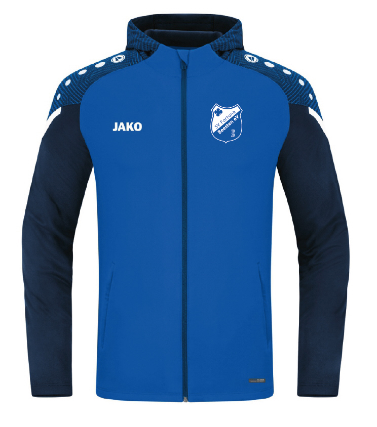 Fortuna Beesten Performance Damen Kapuzenjacke blau