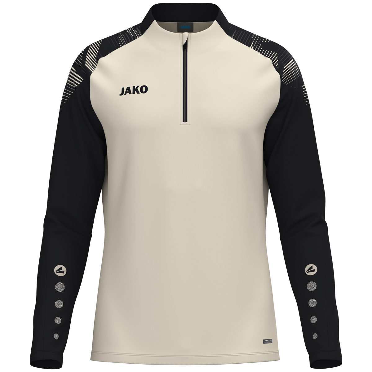Jako Ziptop Sonic off white/schwarz