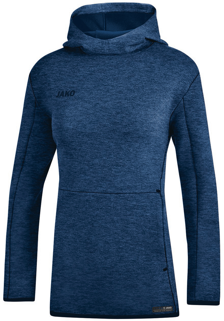 Jako Premium Basics Kapuzensweat marine meliert