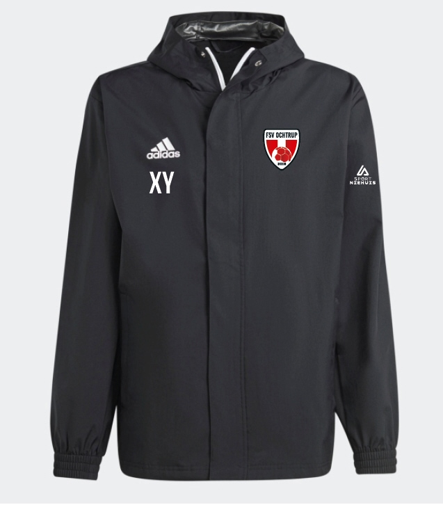 FSV Ochtrup Trainer Regenjacke Entrada 22 schwarz