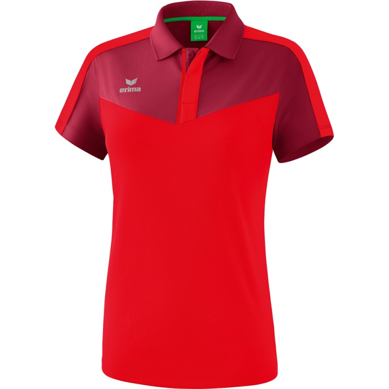 Erima Damen Poloshirt Squad rot