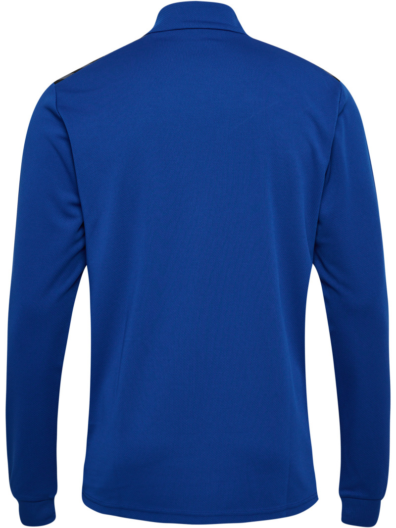 Hummel Hmlauthentic 24 PL Herren Sweatshirt mit kurzem Reißverschluss blau
