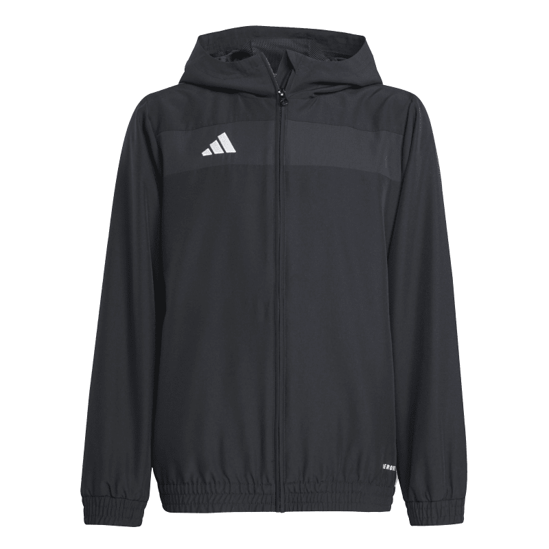 Adidas Kinder Full-Zip Hoodie Tiro 25 Essentials black-white
