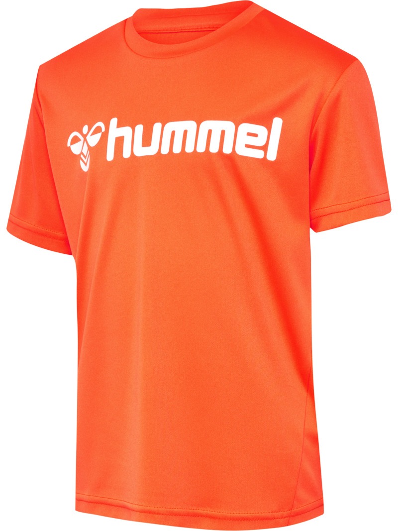 Hummel Hmllogo Jersey S/S Kids nasturtium