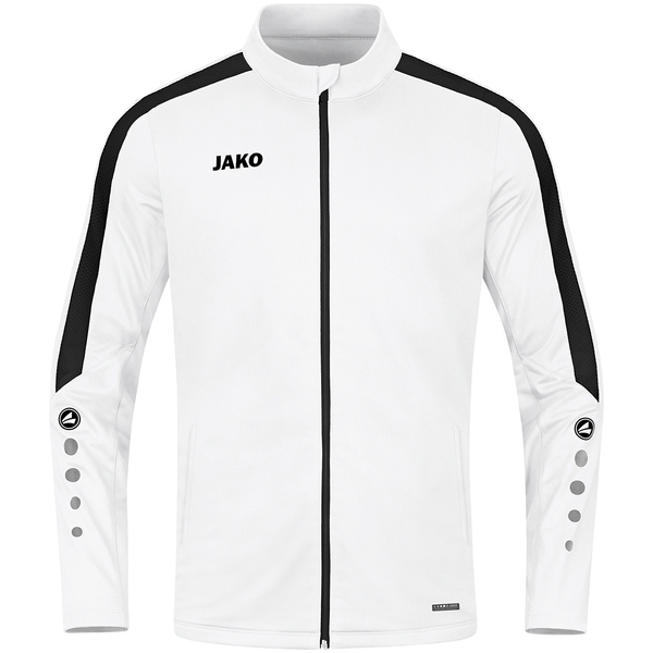 Jako Herren Polyesterjacke Power weiß