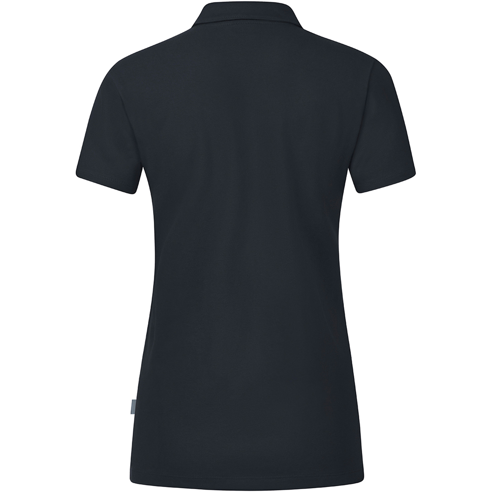 Jako Damen Polo Organic Stretch grau