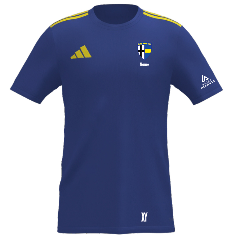 SpVgg Vreden Aufwärmshirt blau gelb