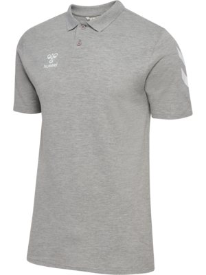 Hummel hmlGO 2.0 Chevron Polo Herren grey melange