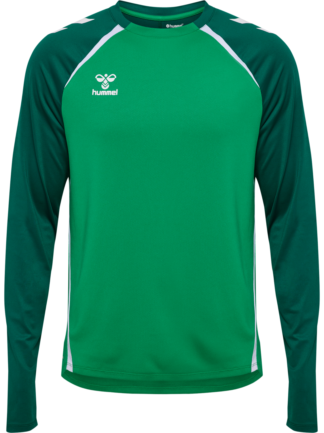 Hummel hmlLEAD 2.0 CREW SWEAT KIDS jelly bean/evergreen