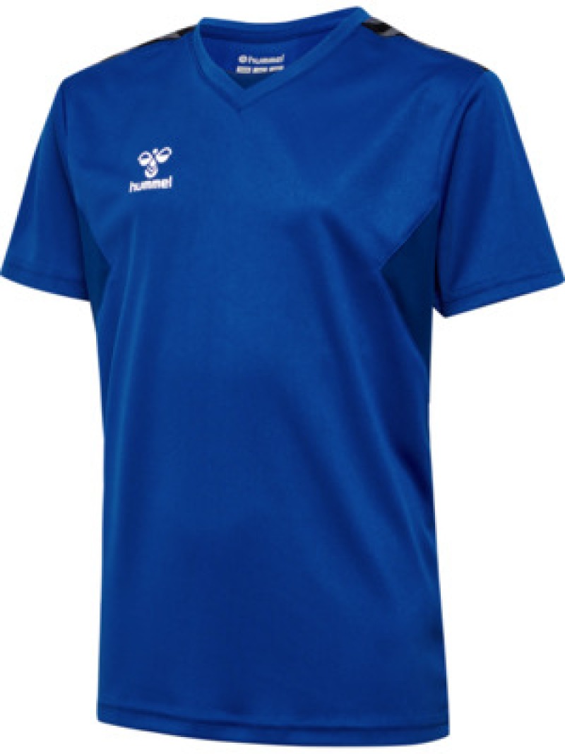 Hummel Hmlauthentic 24 PL Kinder Jersey S/S blau