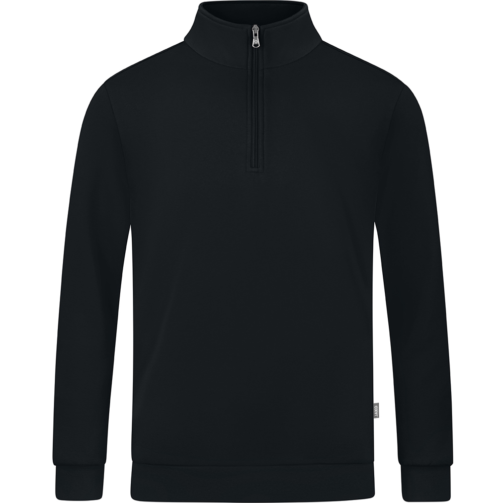 Jako Herren Ziptop Organic schwarz