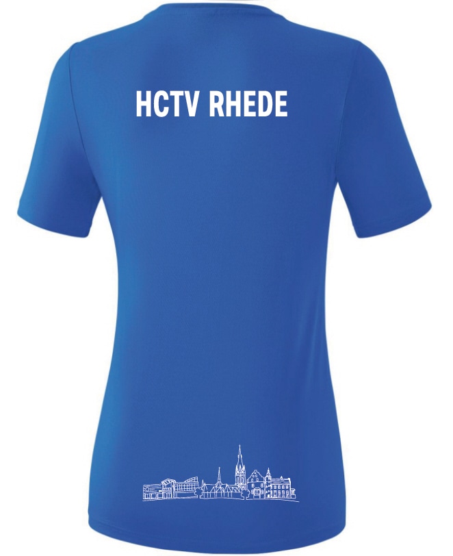 TV Rhede Damen T-Shirt Baumwolle blau