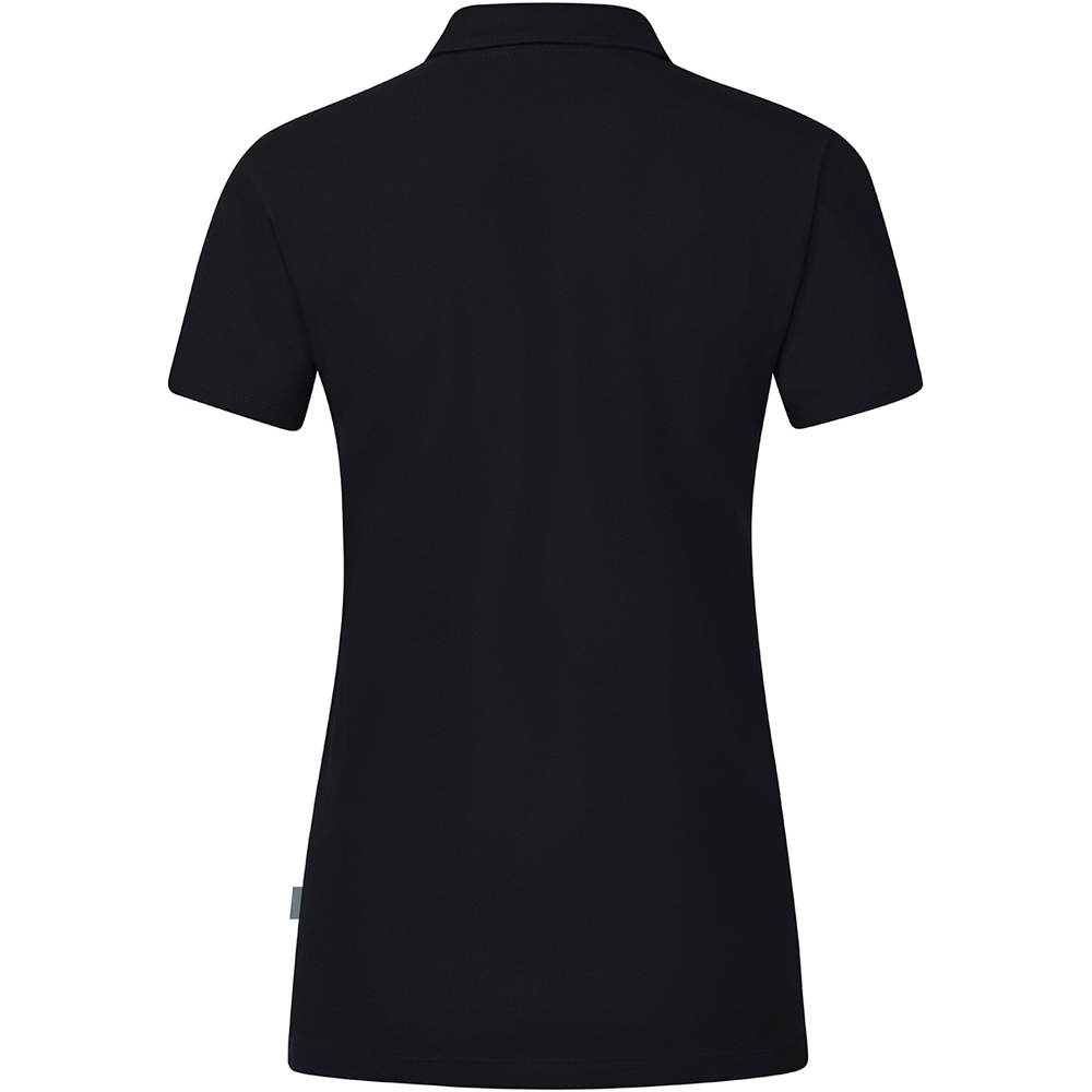 Jako Damen Polo Organic Stretch schwarz