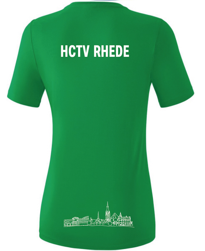 TV Rhede Damen T-Shirt Baumwolle grün