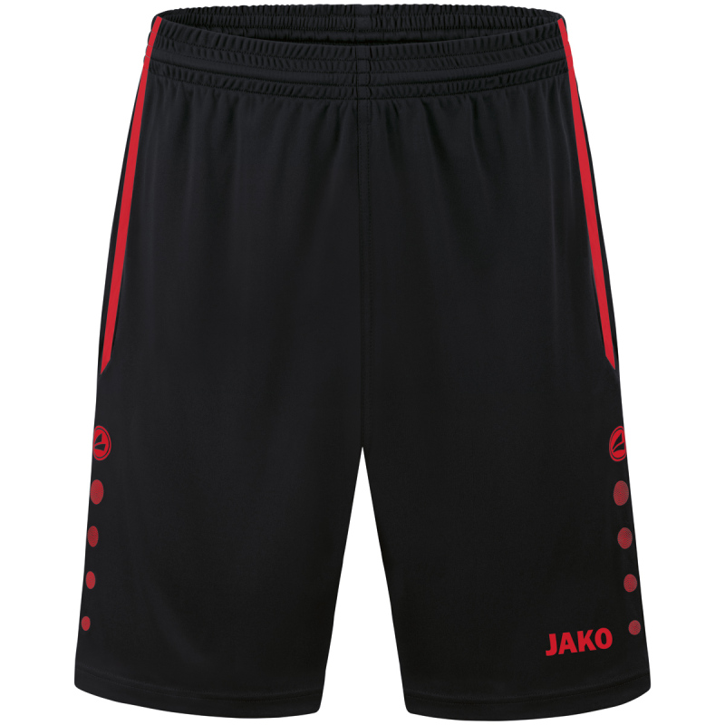 Jako Sporthose Allround schwarz-sportrot