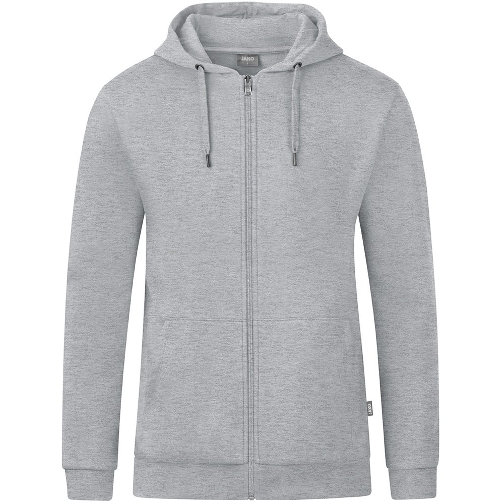 Jako Herren Kapuzenjacke Organic grau