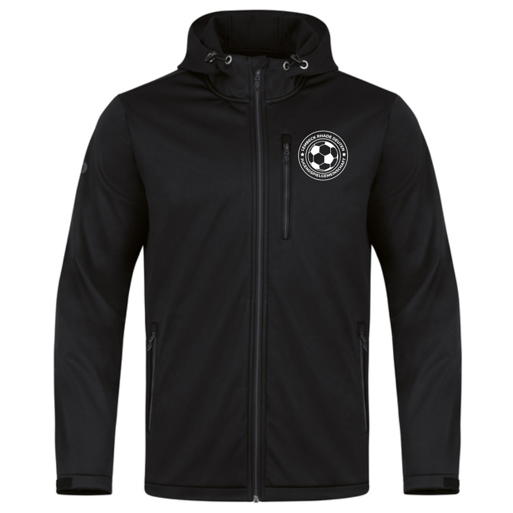 JSG Lembeck Rhade Deuten Kinder Softshelljacke Premium schwarz