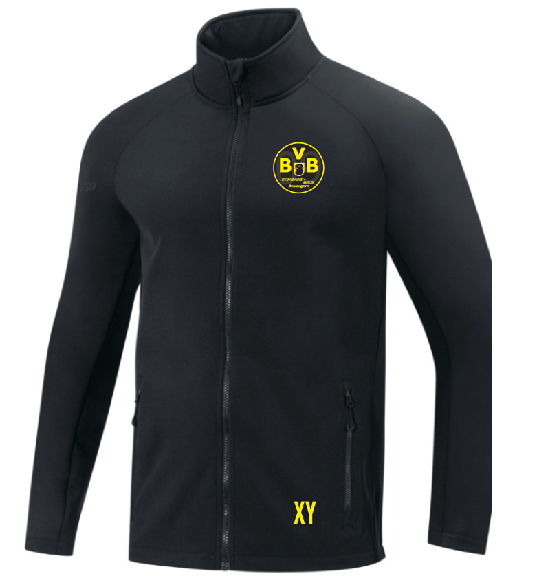 Schwarz Gelb Bevergern Jako Softshelljacke Premium schwarz