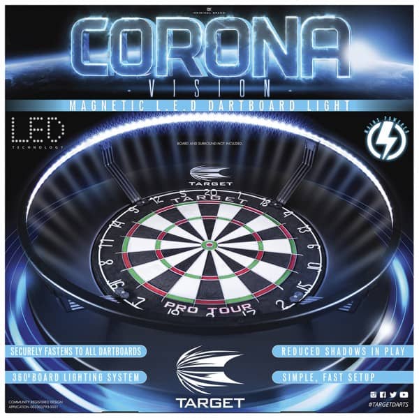 Target Corona Vision Dartboard Beleuchtungs System