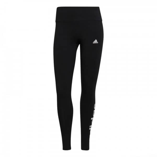 Adidas Damen Leggings Linear schwarz-weiß