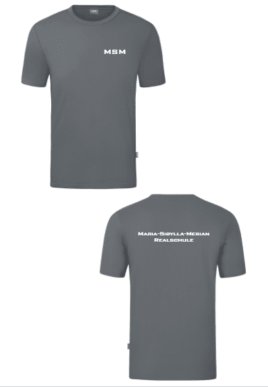 MSM T- Shirt Organic Stretch dunkelgrau